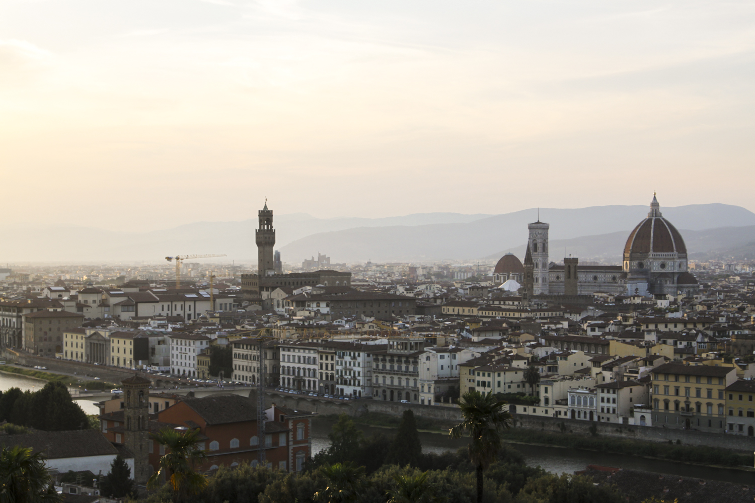 Florencja widok wzgorze Michelangelo (1)