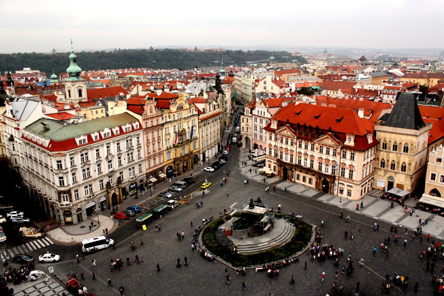 Praga rynek staromiejski Czechy