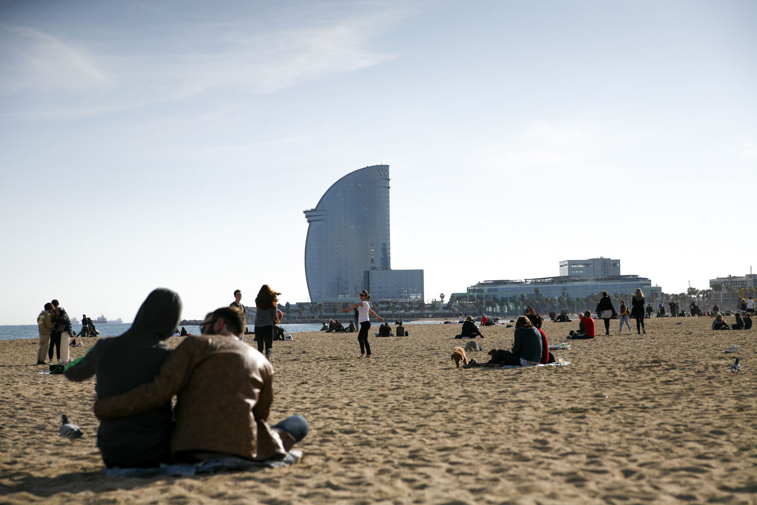 Barcelona plaża Barceloneta