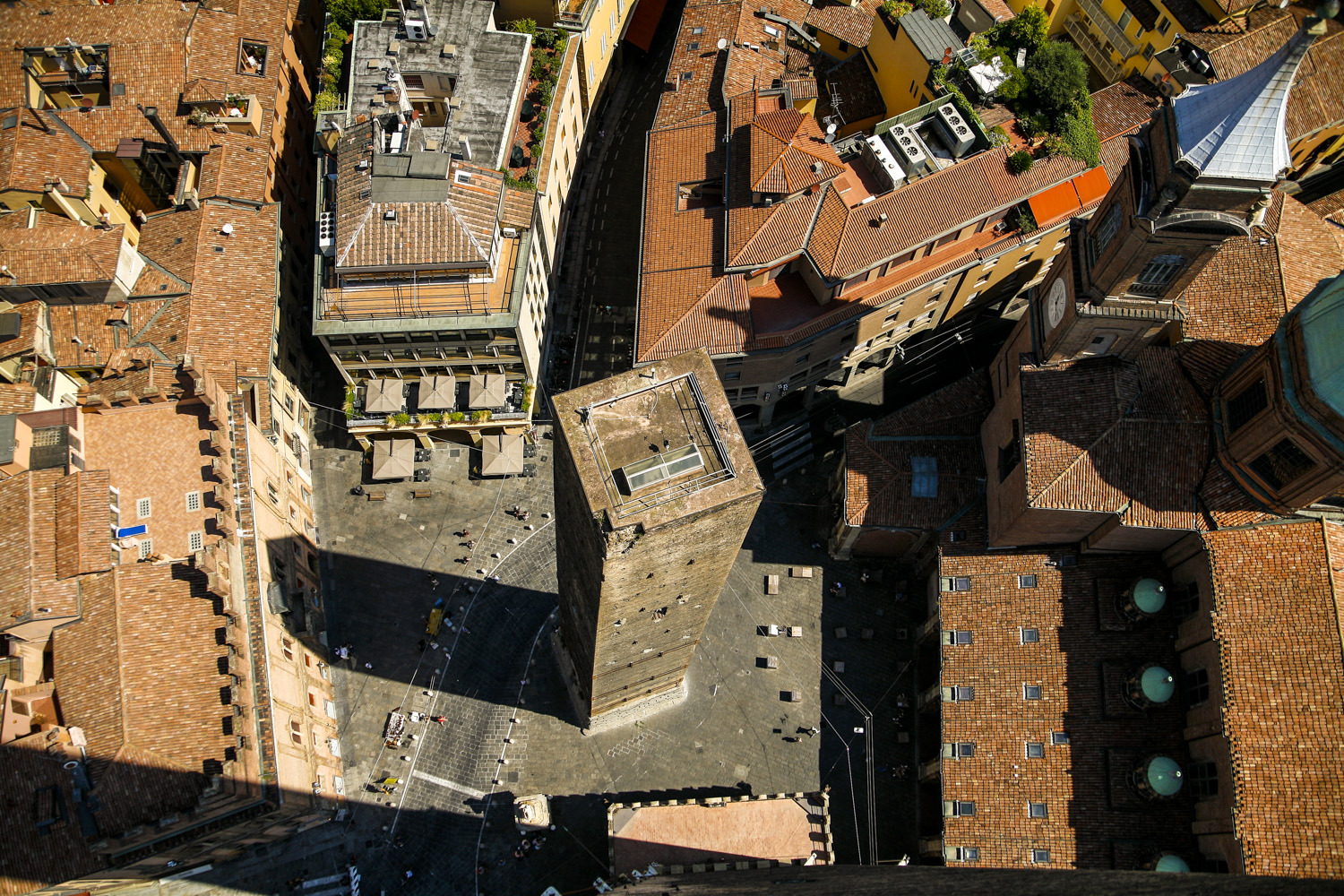 Bolonia widok wieża Asinelli