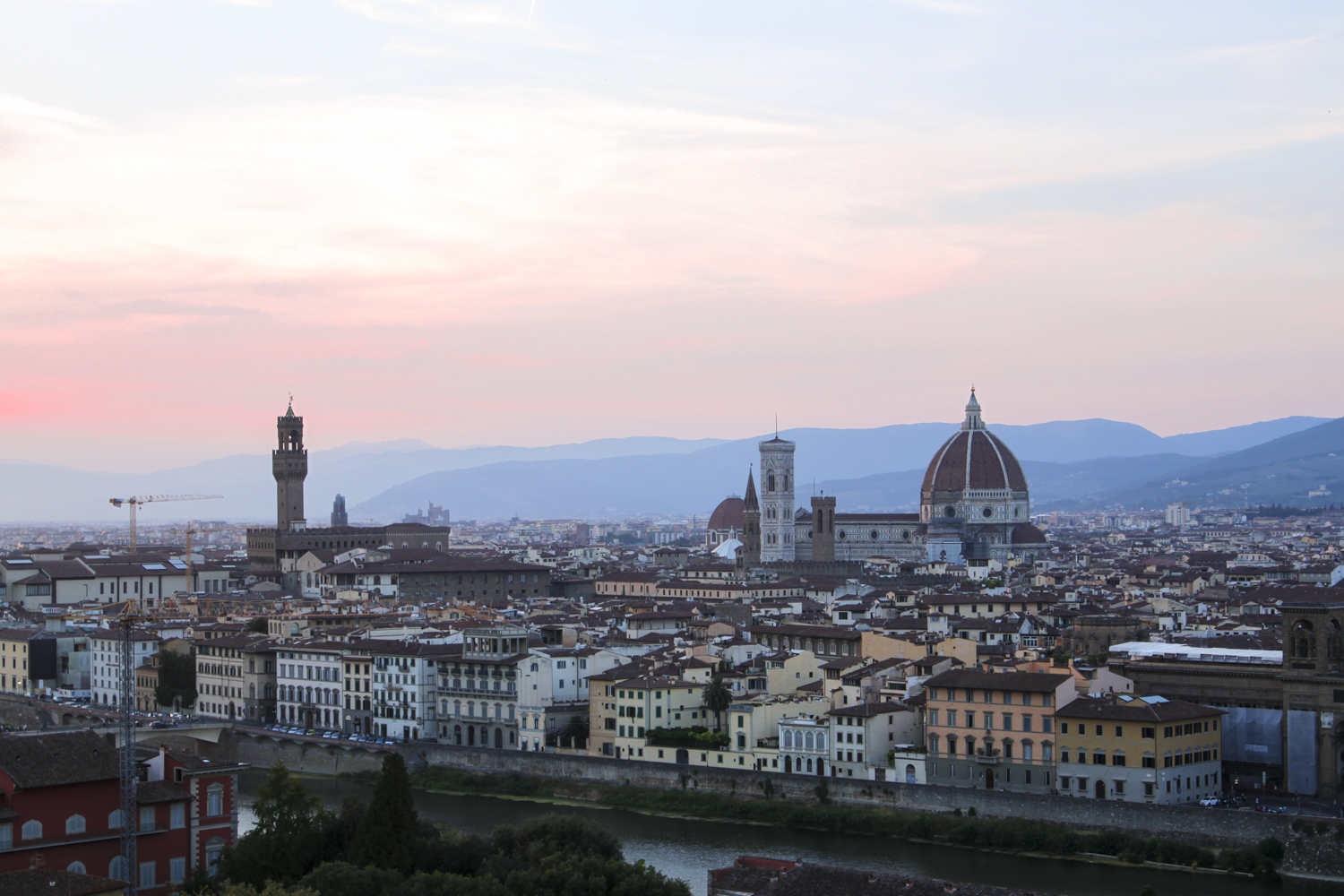 Florencja widok wzgorze Michelangelo (1)